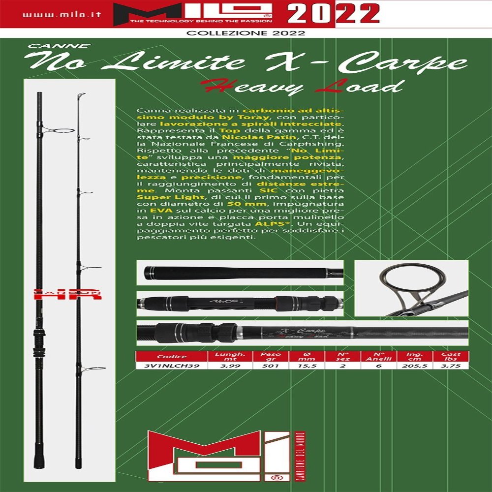 Canne No Limite XCarp HL S