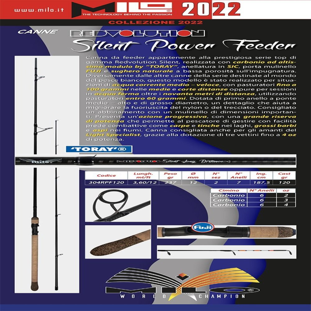 Canne Redvolution Silent Power Feeder S