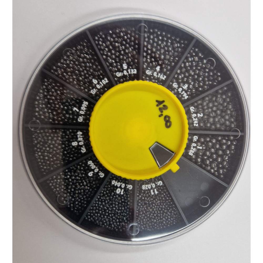 SCATOLA PIOMBI ACQUA AZZURRA 11 scomparti