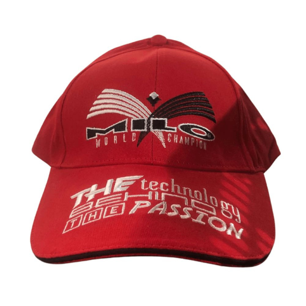 CAPPELLO MILO TOP PEAK NERO/ROSSO