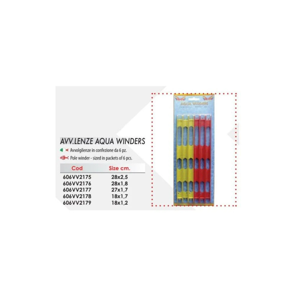 AVVOLGILENZA AQUA WINDERS 6Pz AV2175