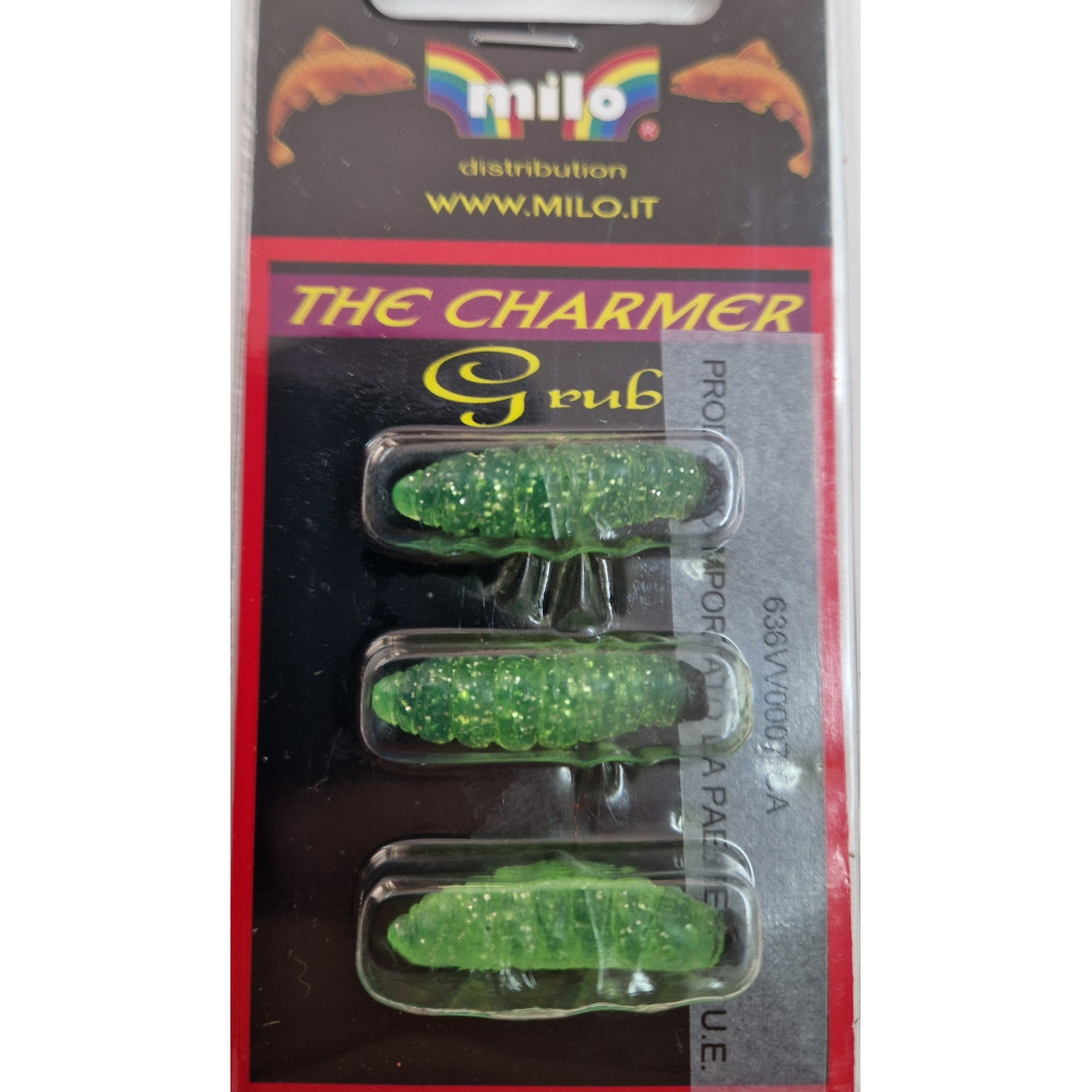 CAMOLA SILICONICA THE CHARMER GRUB 3cm VERDE