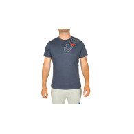 T-SHIRT COLMIC BLU FIAMMATO