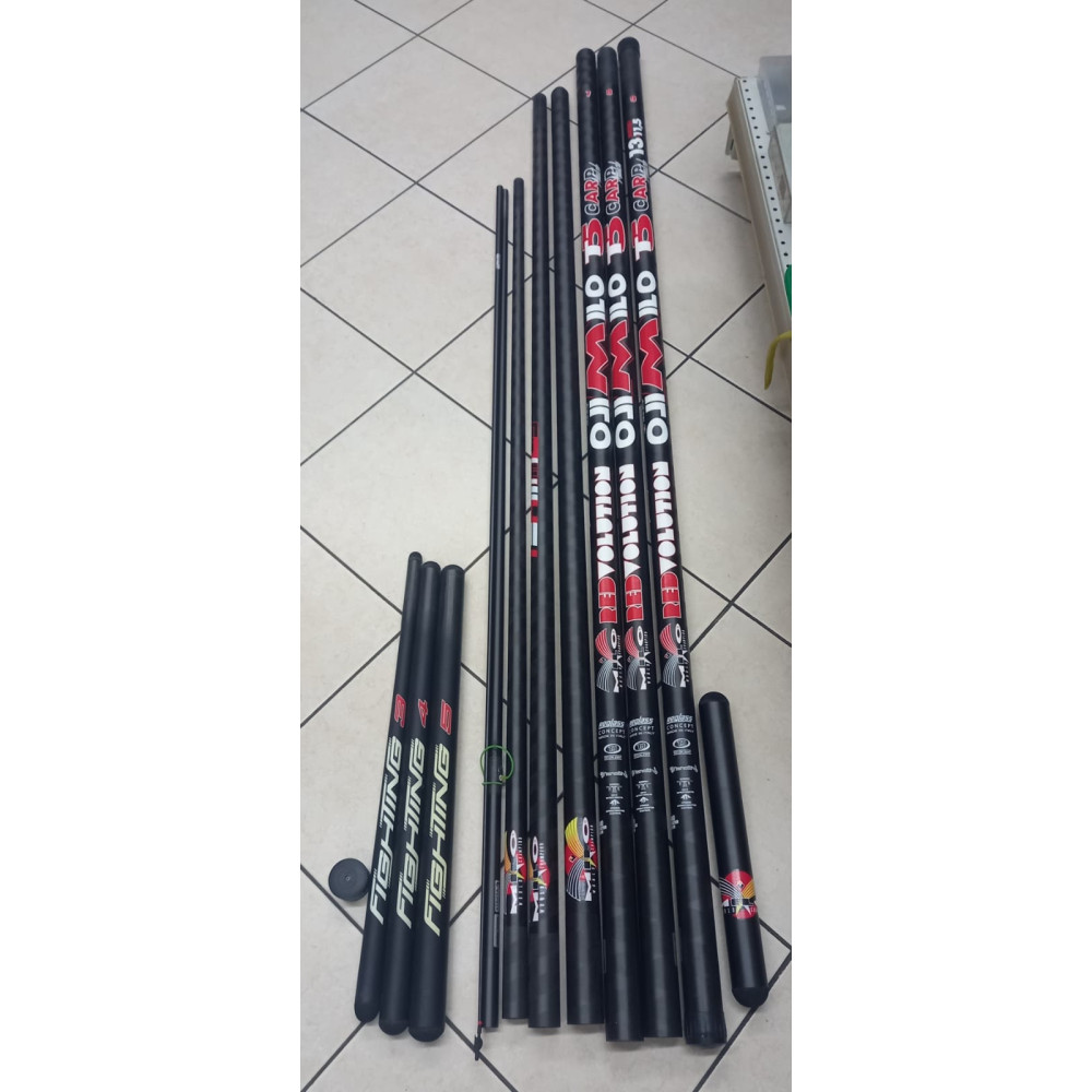 ROUB. MILO REDVO CARP T5  13mt + kit   **usata**