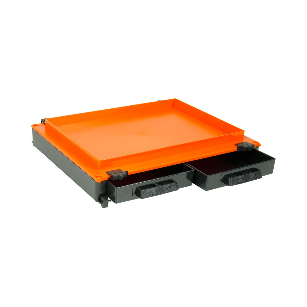 MODULO PANIERE SOTTOSEDUTA NERO/ARANCIO +CASSETTI FRONTALI