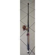 Canna INGLESE PREMIERSHIP MATCH CARP 15ft 8-25gr *usata* + mulinello LUGH