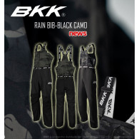SALOPETTE BKK RAIN BIB-BLACK CAMOU